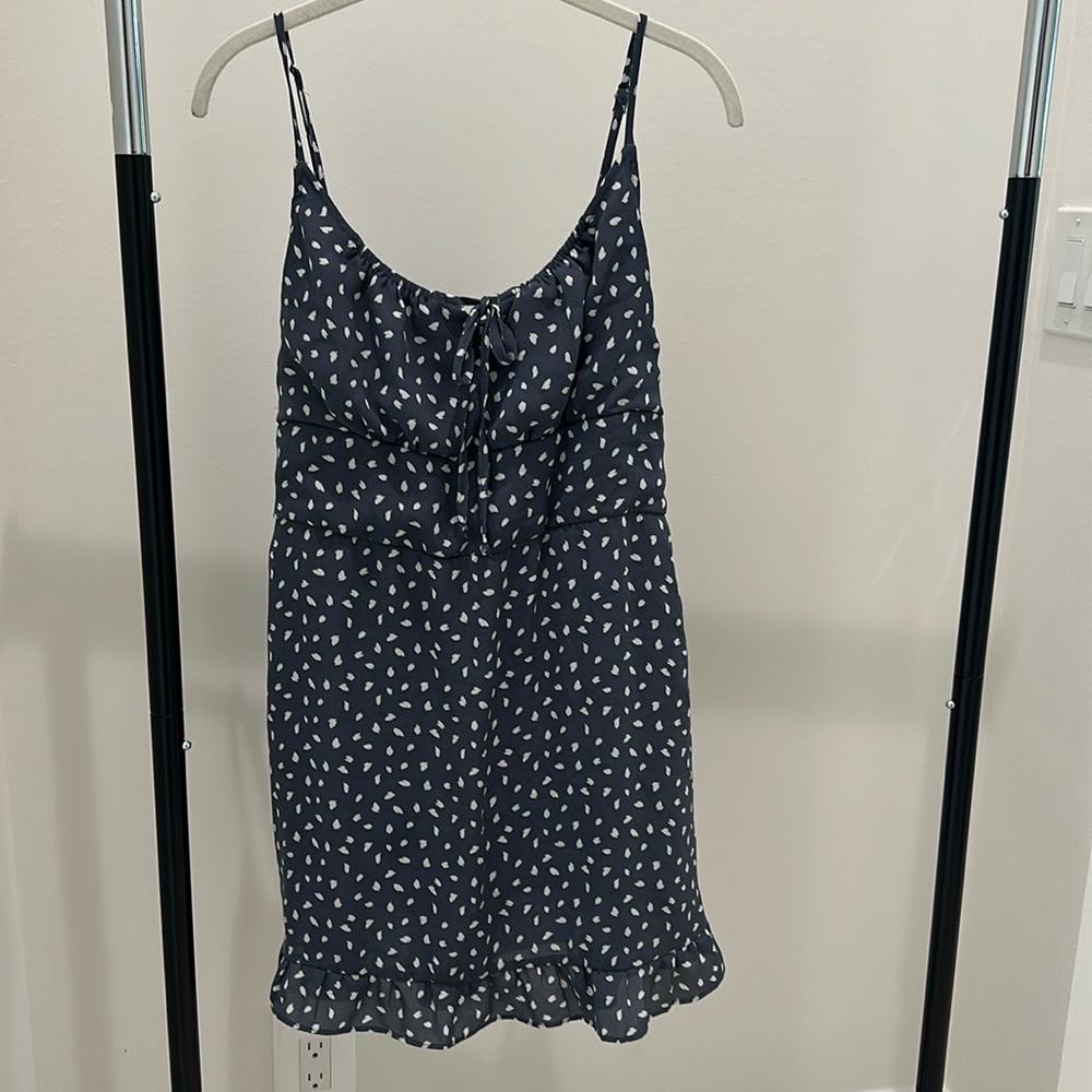 Blue and white Abercrombie and fitch dress